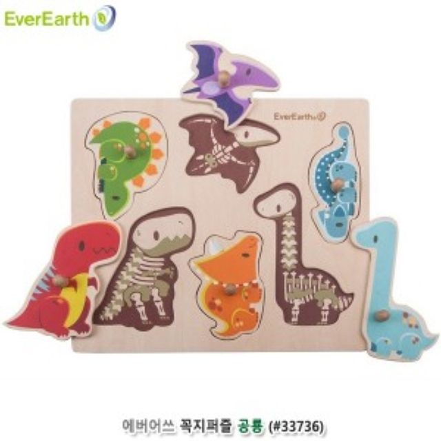 에버어쓰(EverEarth) 꼭지퍼즐 공룡 (33736)