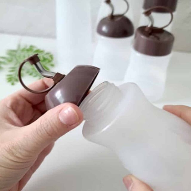 스텐 무니목 병 특대 500ml 케찹통 주방양념통 간장병