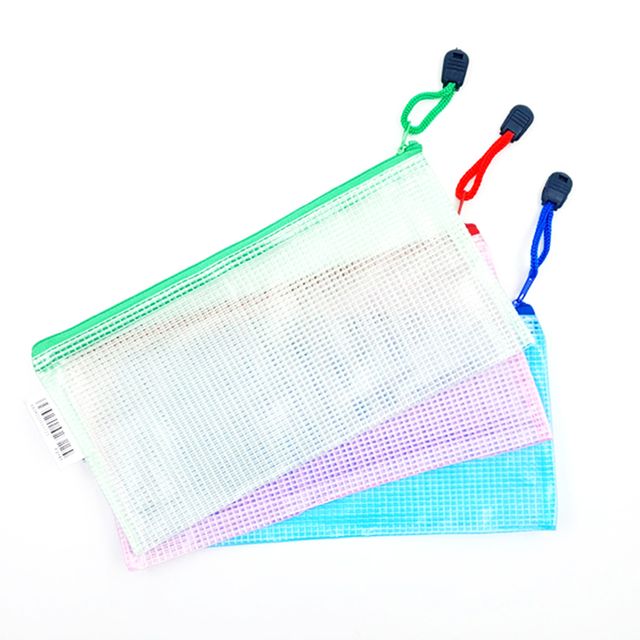 투명 1P 백인백 A6사이즈 가방 지퍼파우치 포켓