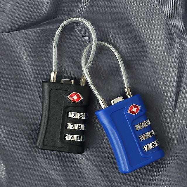 TSA 와이어자물쇠 캐리어잠금장치 백팩 여행용가방 끈