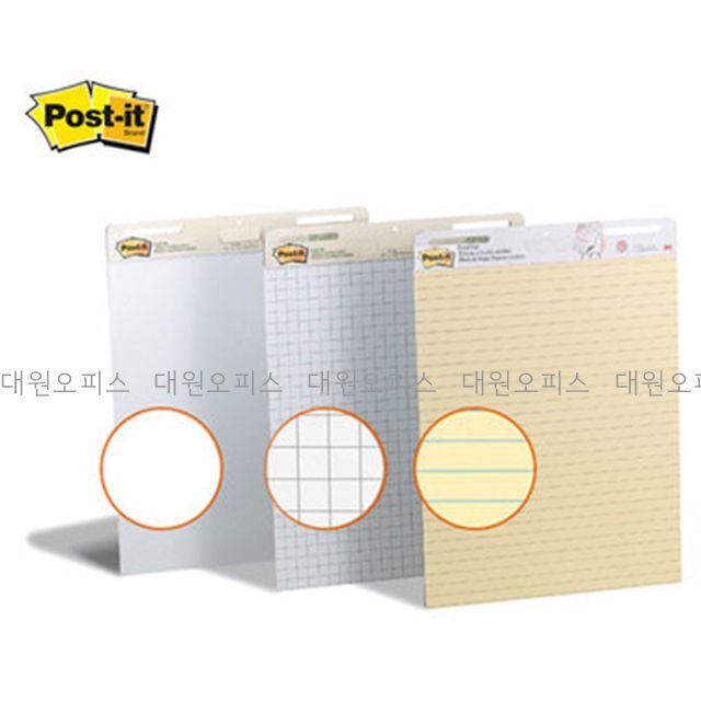 3M포스트잇이젤패드559 무지_격자_라인
