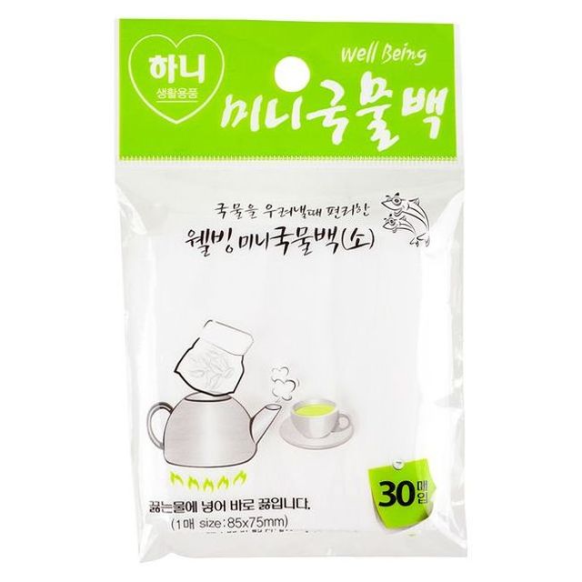 30매입 국물백 소 디디샵 미니 가성비 국물 일회용 키