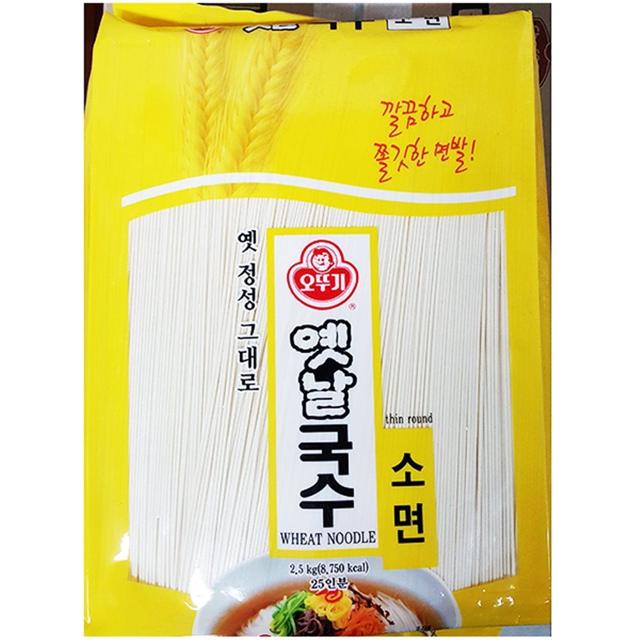 국수 옛날 소면 오뚜기 2.5kg X4개 식당용 업소용