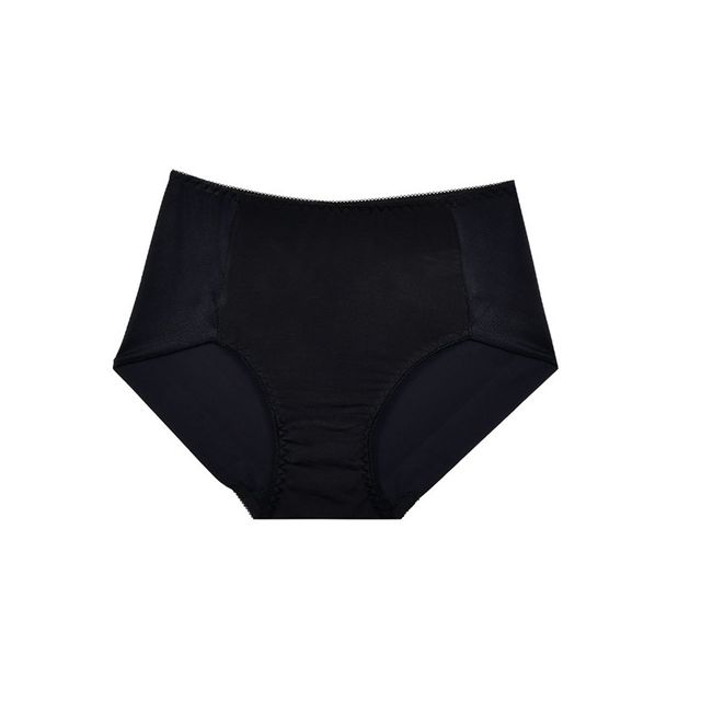 맥시 스타일 인견 햄라인 삼각팬티 여성속옷 블랙