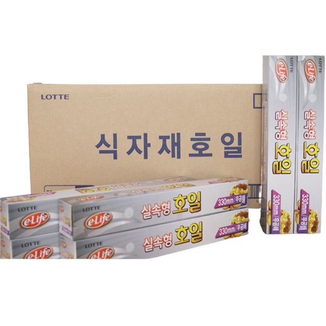 롯데 실속형 주방호일 33cmx15m 50P 알루미늄 호일