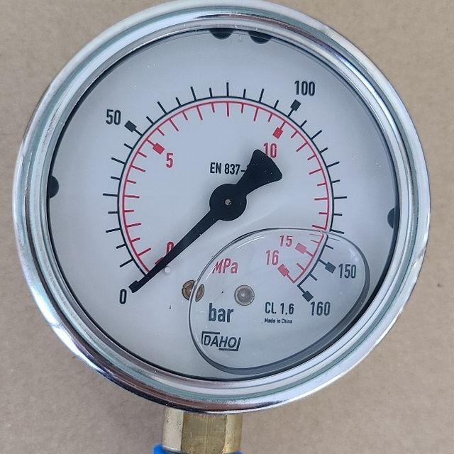 아나로그 압력게이지 압력계63mm 0~160bar PT1/4
