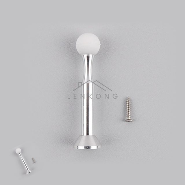 투명문콕방지 문쾅방지 AL도어스토퍼 90mm 실버