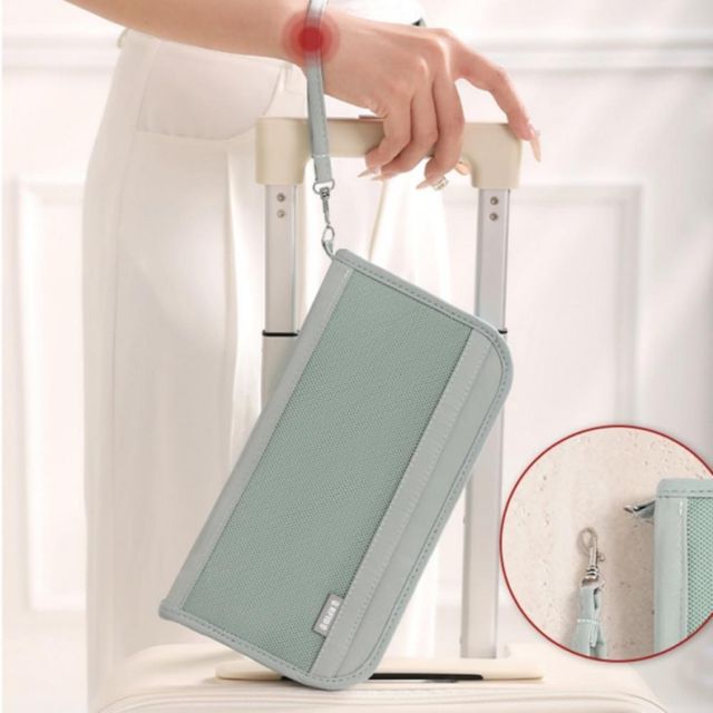 RFID 도난방지 여권 지갑 해외여행 다용도 수납