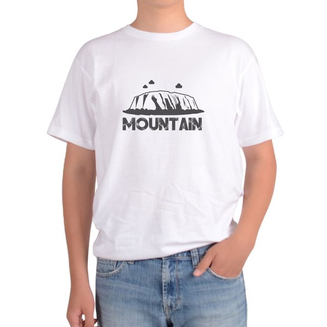 기능성반팔 MOUNTAIN 산만 있는 디자인