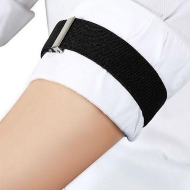 옷소매 흘러 내림 방지 고정 밴드 슬리브 가터