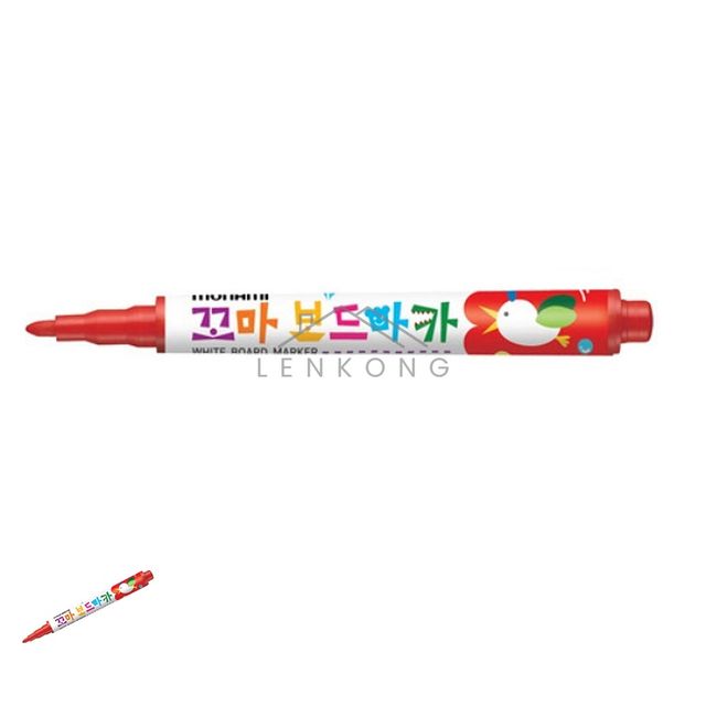 화이트보드펜 보드마카 1.5mm 적색 꼬마보드 전용