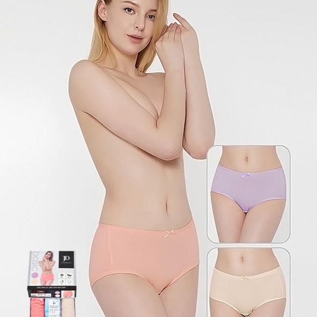 여성심리스팬티 여자팬티 맥시 팬티 3매입