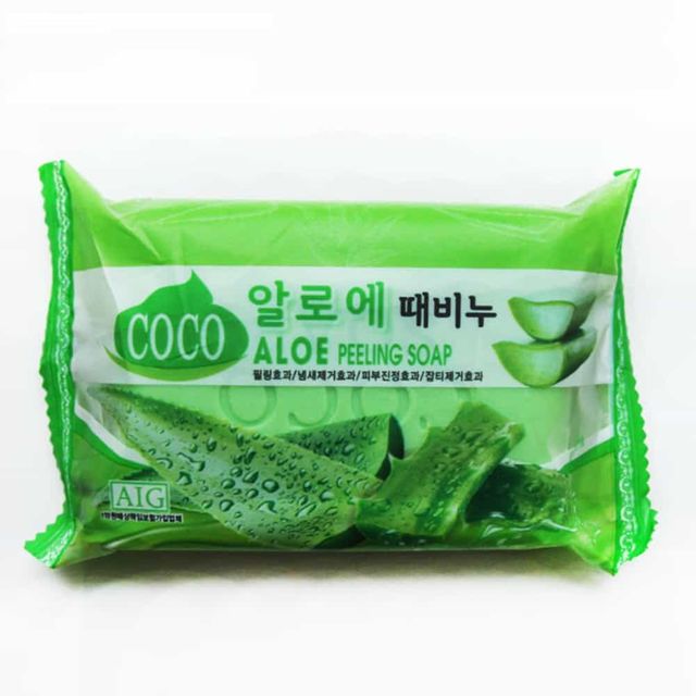 때밀이비누, 알로에 바디스크럽 목욕비누
