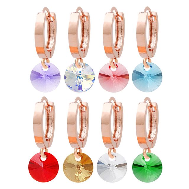 14K 스왈 원터치귀걸이 로즈골드 Gold-pin