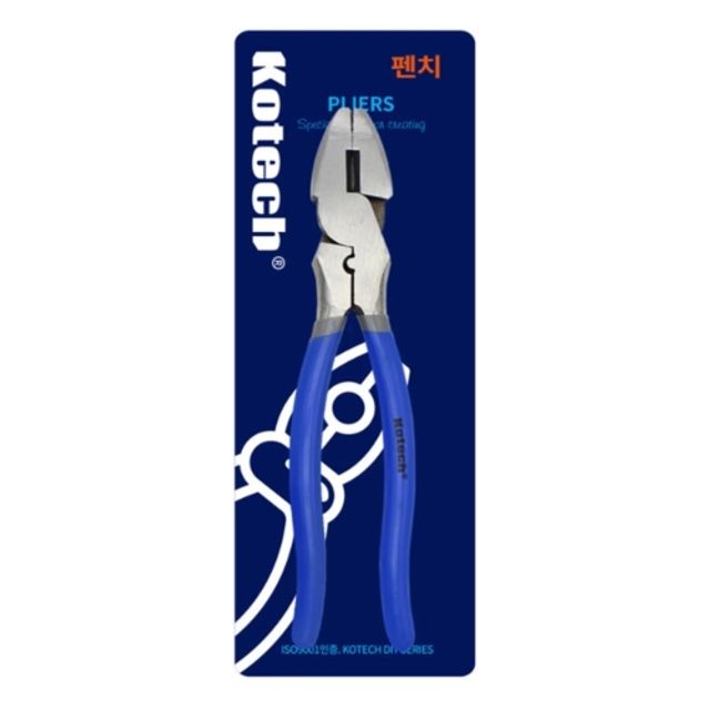 혜명몰 코텍 펜치 중 180mm K-7307 - 개 (1개입) 수공구 철물공구 수리공구 전선커터 압착펜치