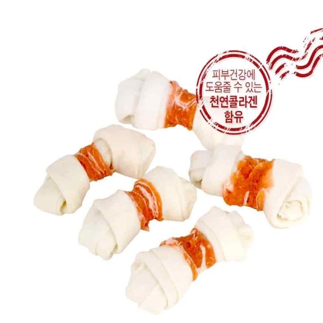 연어간식 껌말이 5p, 강아지이갈이껌 개껌 간식