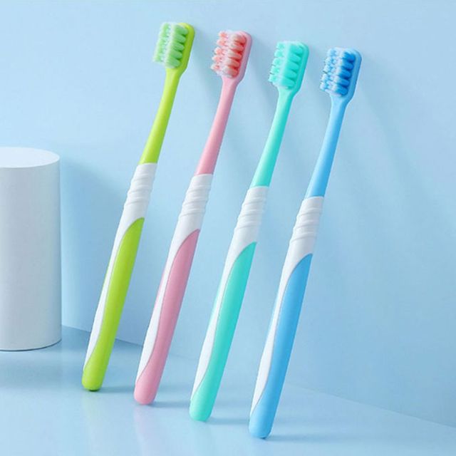 구강청소 교정용 칫솔 v컷 촘촘한 양치질 칫솔
