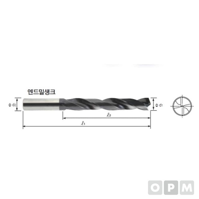초경 팡팡 롱드릴 LCSD-093P - 소형 정밀 작업용 초경 드릴