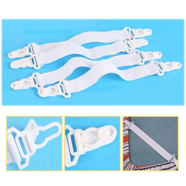 침대시트 고정집게-약16cm 4p 매트리스 커버 간편고정