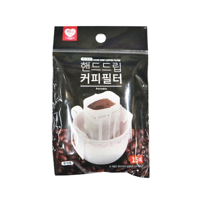 핸드드립 커피필터 홈카페핸드드립커피여과지 드립백