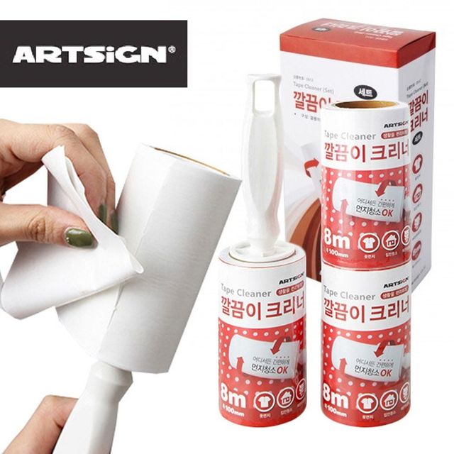먼지청소 보풀제거 먼지떨이 테이프청소 보플 먼지 롤러 고양이털 제거