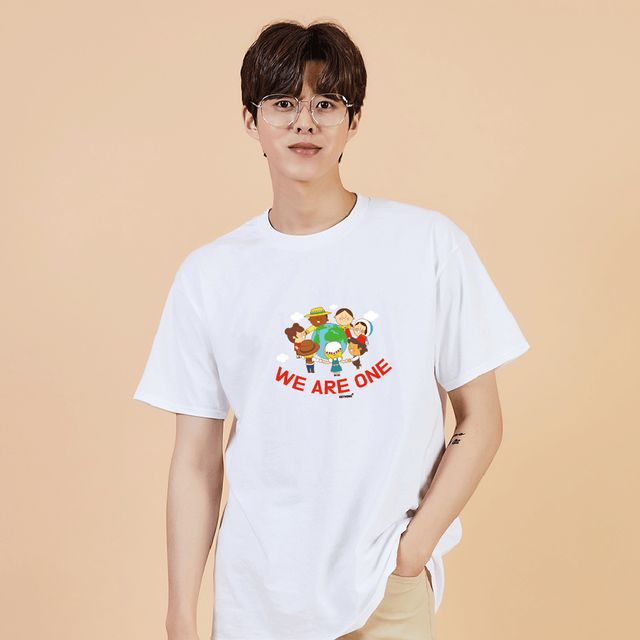 키밍 우리는 하나 커스텀티 여름반팔코디 여름박스티