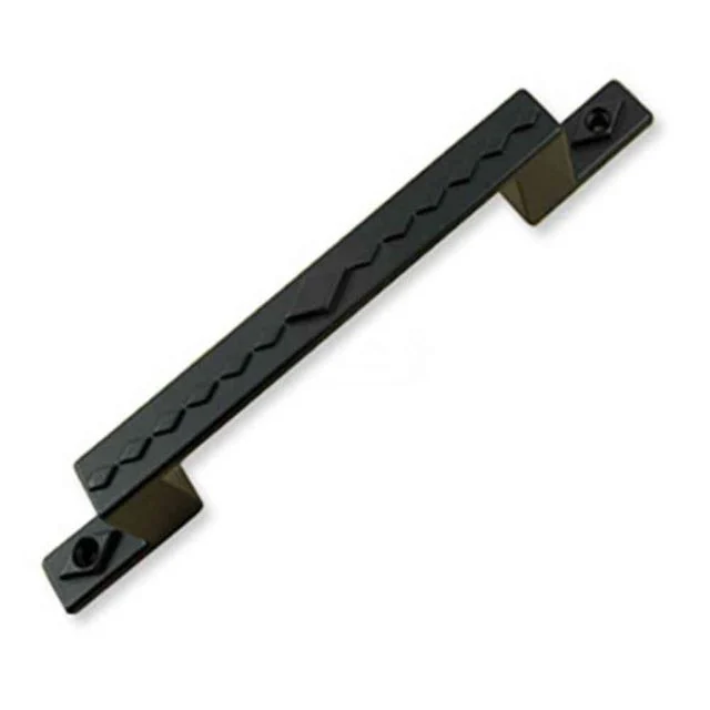 2구 손잡이 나사간격 135mm 흑색 책상서랍손잡이 싱크대문짝손잡이