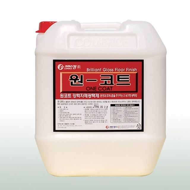 바닥관리용 원코트 왁스 18.75L 바닥광택제