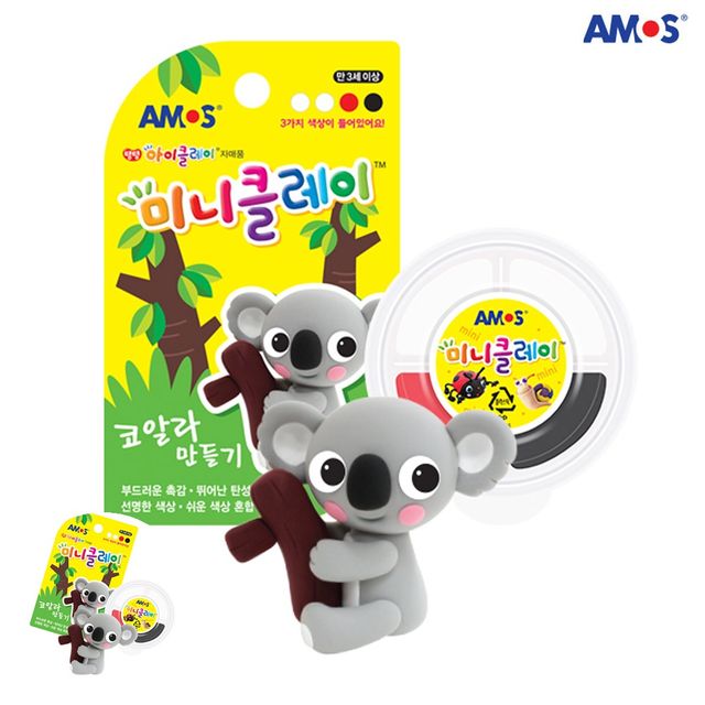 클레이놀이 점토놀이 미니클레이 코알라 만들기