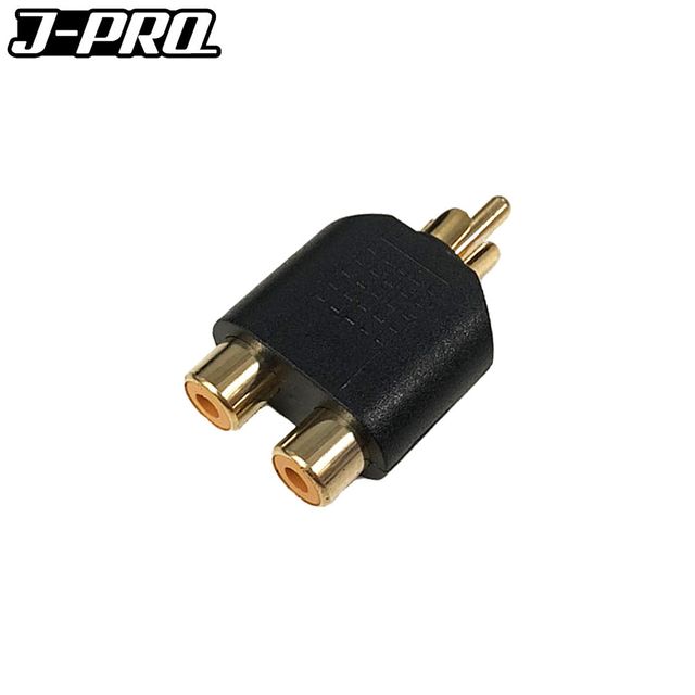 J-PRO JC23 1RCA 수-2RCA 암 Y 변환 젠더 커넥터