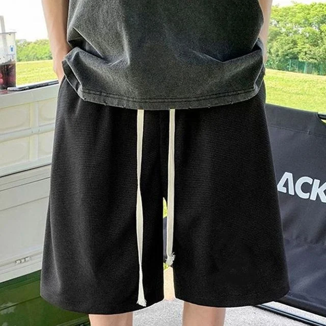 여자운동복 트레이닝 운동 헬스 반 바지 와플 팬츠 블랙