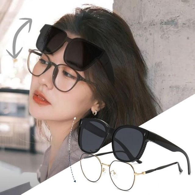 여성선글라스 안경위에 쓰는 자전거 고글 방풍 편광 아이웨어