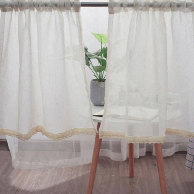 린넨 바란스 커튼 150x45cm 주방커튼바란스 현관커튼 주방바란스커튼 발란스커튼 짧은커튼