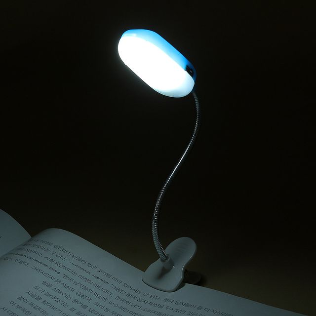 집게 북라이트 독서등 2구 LED 헤드캡