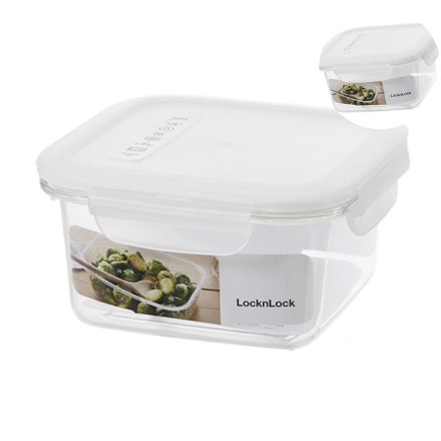 냉장고보관용기 밀페용기 정사각밀폐용기 580ml