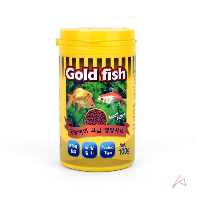 골드피쉬 붕어밥 사료 골드피쉬 통 100g