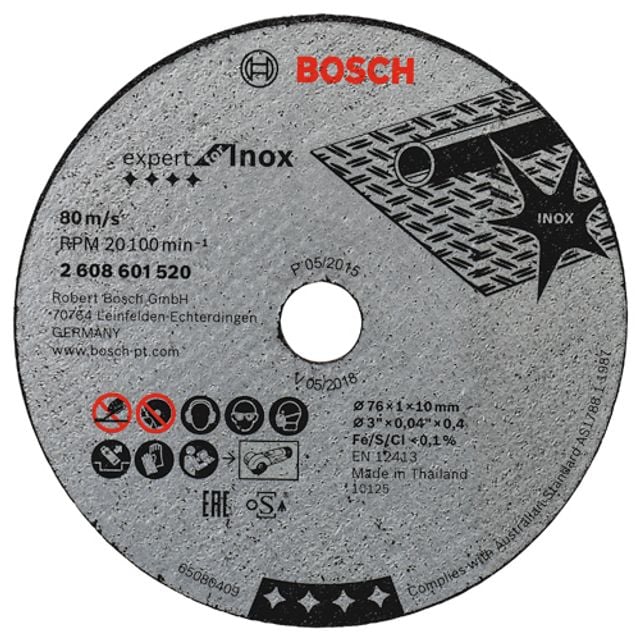 절단석 3lnch스테인리스 (76x10mm) 1nox