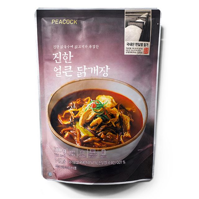 얼큰한 국물 피코크 냉장 진한 얼큰 닭개장 500g