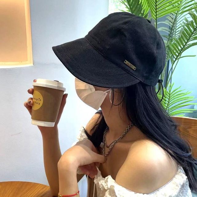 사계절 청모자 야구 모자 조임끈청캡 여자 여성 버킷햇