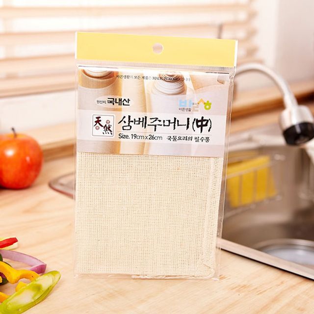 바른 삼베주머니 중 19x26 주방용품 육수망 삼베보자기
