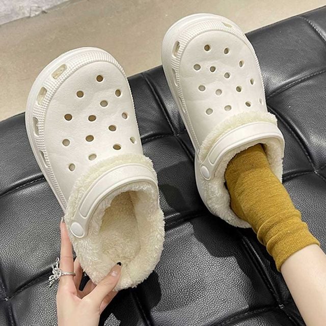 겨울 털안감 슬리퍼 펀칭 실내화 내피 탈부착 사무실