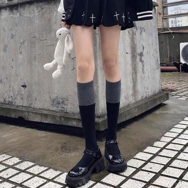 골프웨어니삭스 학생반양말 교복양말