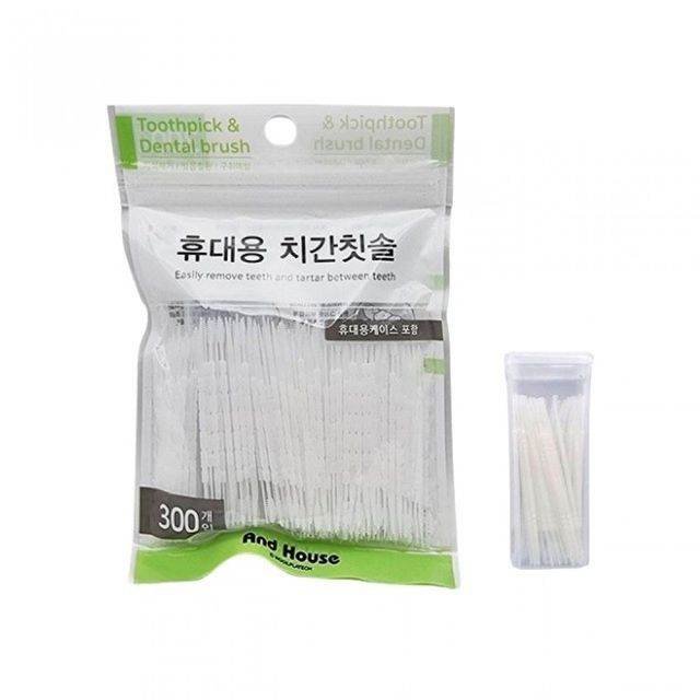 치간 칫솔 300개입 이빨 사이 음청물제거 잇몸