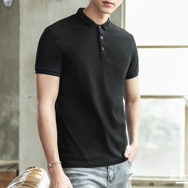 남자 반팔 티셔츠 슬림핏 카라티셔츠 남자반팔티 캐주얼셔츠 카라넥