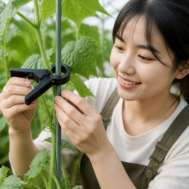농작물 유인 집게 토마토 고추 오이 줄기 고정핀 2cm 3cm 원예용 결속구 1.2cm 1.8cm