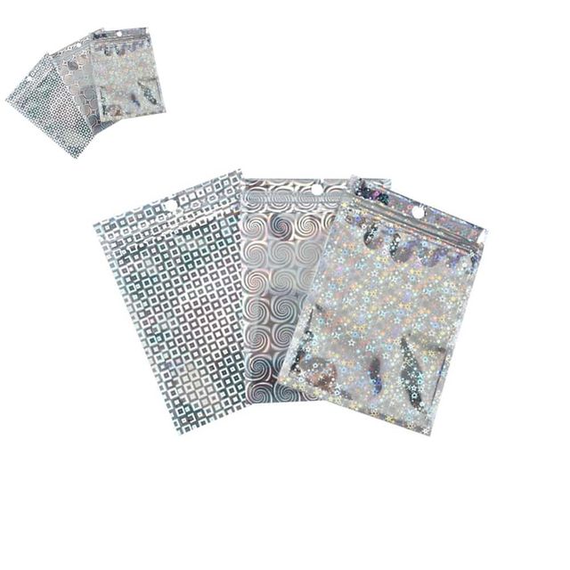 디자인 홀로 지퍼백 10x15cm 지퍼백포장 두꺼운지퍼백 소형지퍼백 포장지퍼백