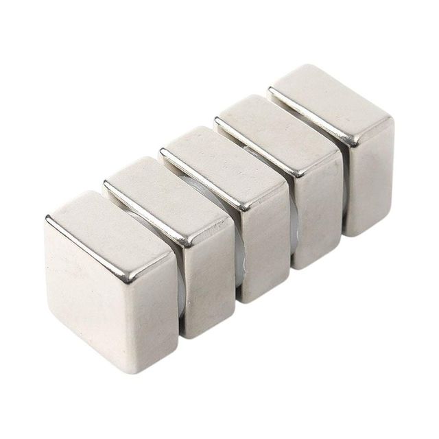 초강력 사각 자석, 20x20x10mm 네오디늄 자석 5개
