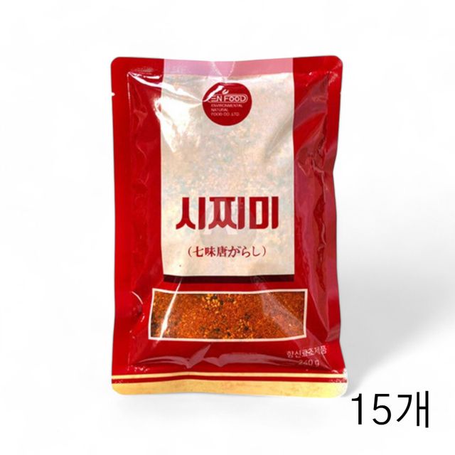 이엔푸드 시찌미 향신료조제품 240g X 15개 후리가케