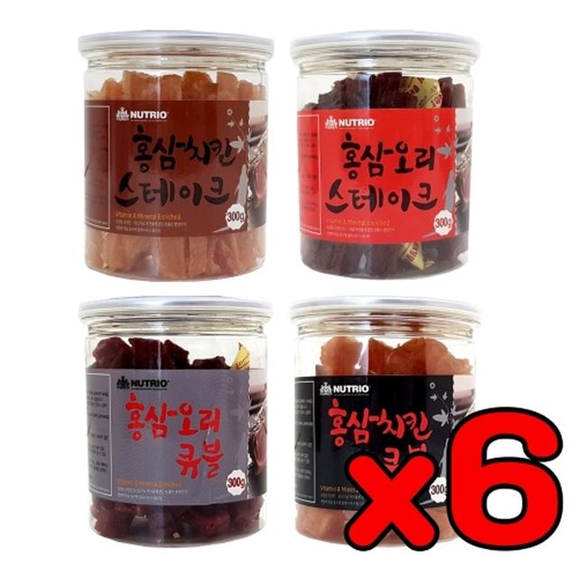 뉴트리오 홍삼간식 300g (6개묶음)