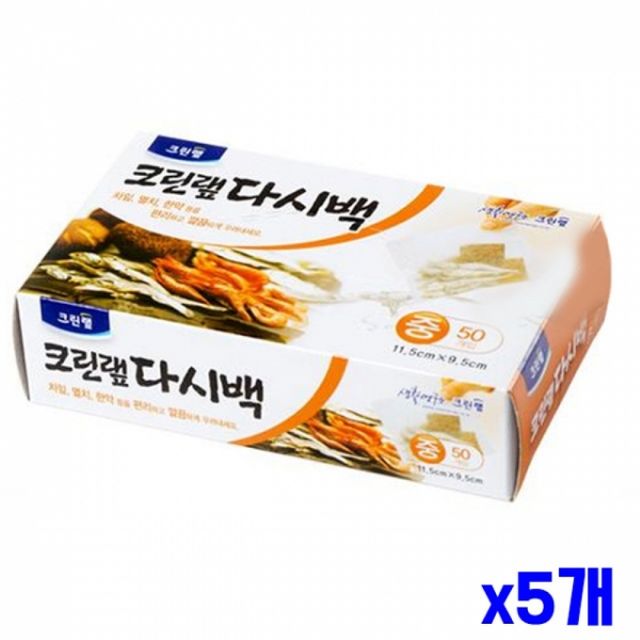 WL 중형 다용도 크린 다시백 50매 x5개